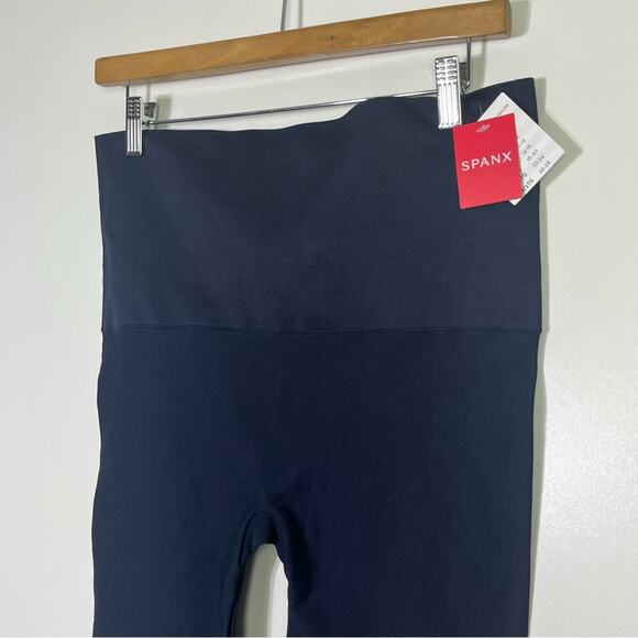 SPANX Look At Me Now 50200R Seamless Moto Leggings, Indigo Sky - Picture 4 of 6